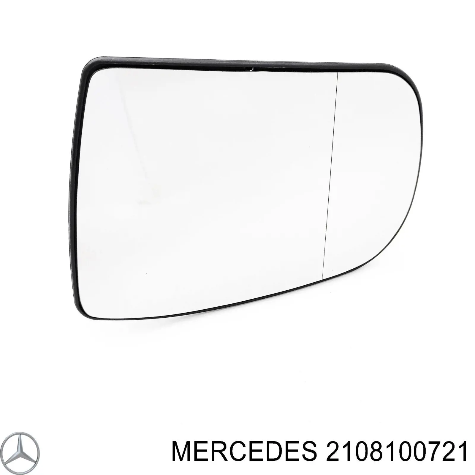 Купить 2108100721 Mercedes Стекло зеркала заднего вида, левого