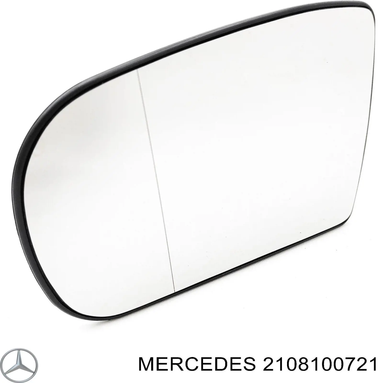Стекло левого зеркала заднего вида 2108100721 Mercedes