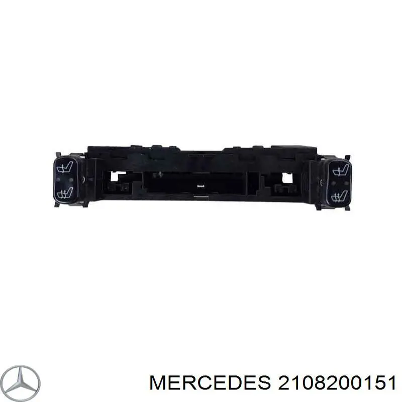 2108200151 Mercedes botão de ativação de aquecimento do assento