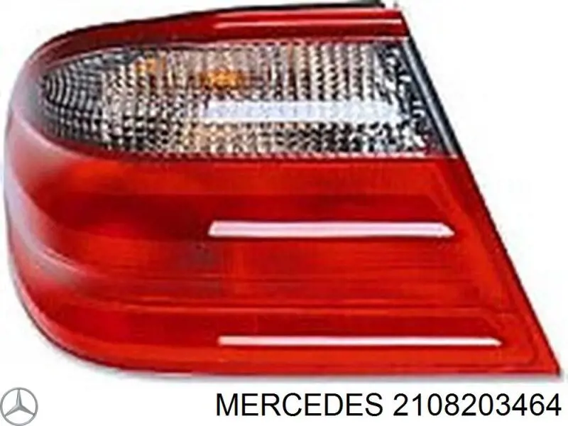 210820346464 Mercedes фонарь задний правый внешний