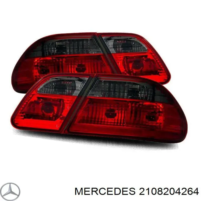 2108204264 Mercedes фонарь задний правый внутренний