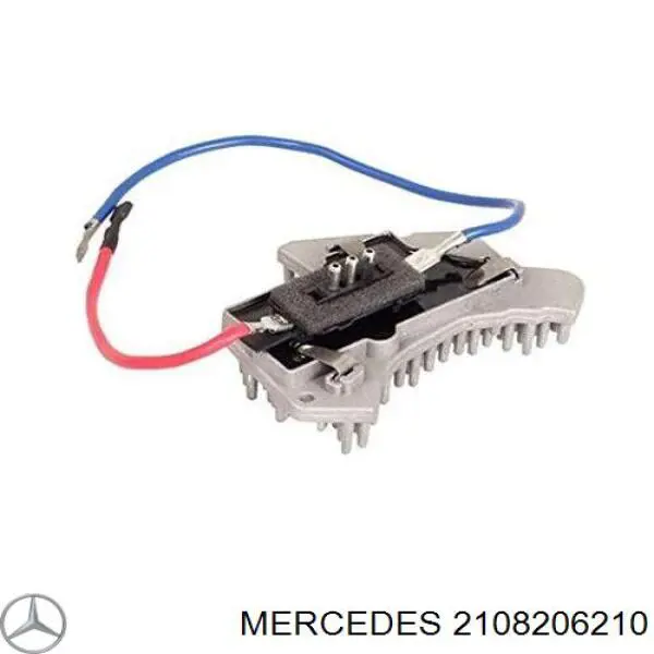 2108206210 Mercedes резистор (сопротивление вентилятора печки (отопителя салона))