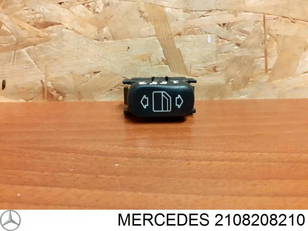 2108208210 Mercedes botão traseiro esquerdo de ativação de motor de acionamento de vidro