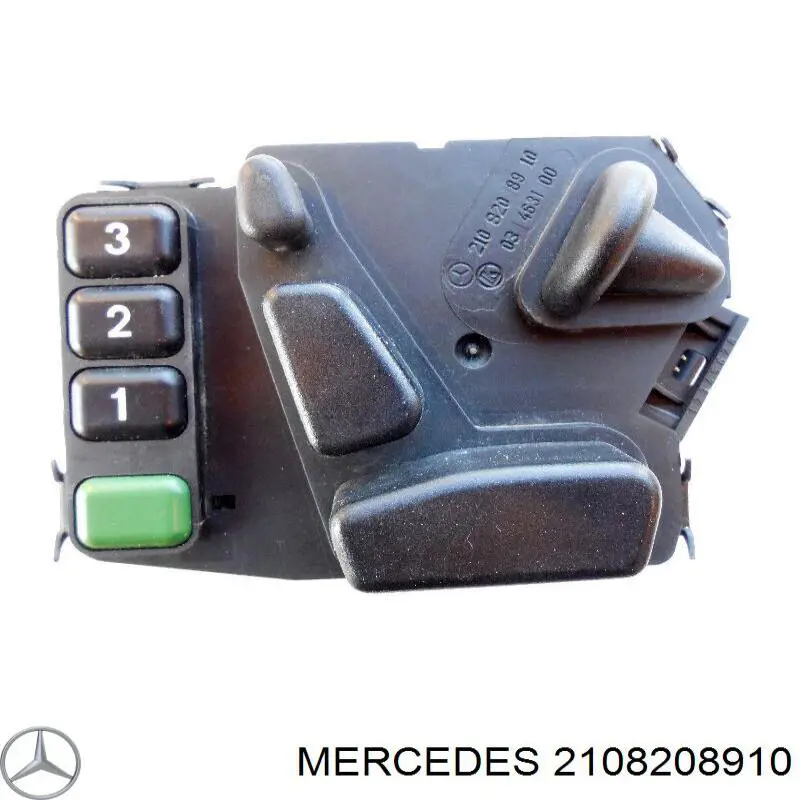 Блок кнопок механизма регулировки сиденья левый 2108208910 Mercedes