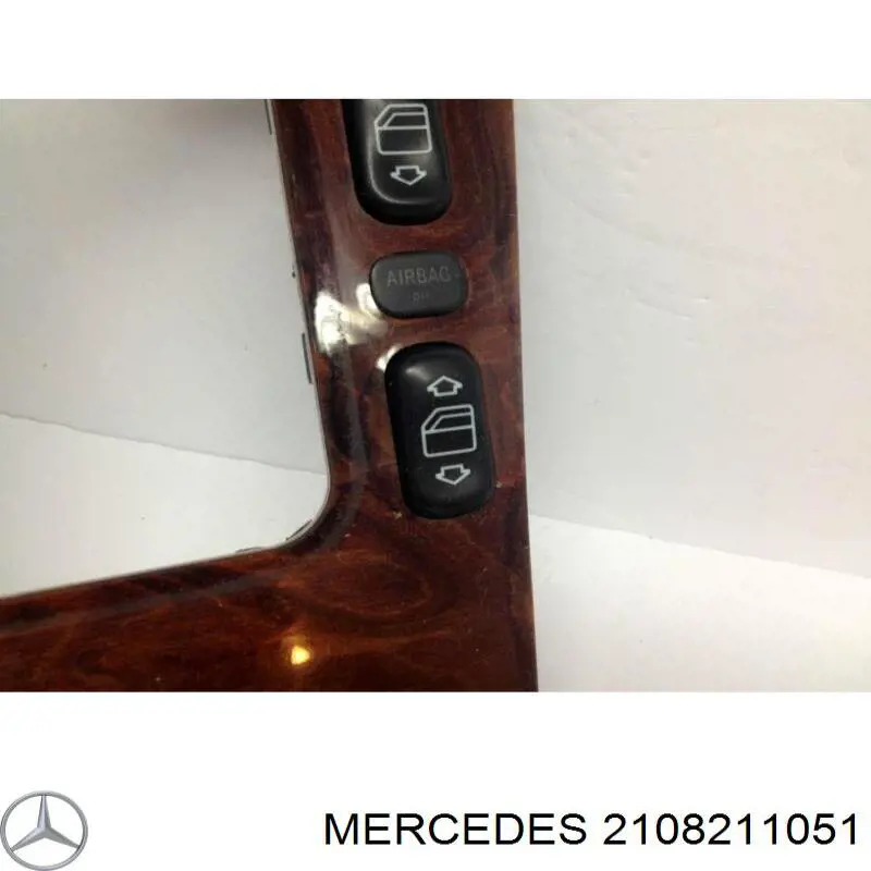 2108211051 Mercedes unidade de botões de controlo de elevador de vidro de consola central
