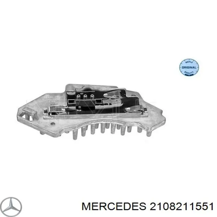 2108211551 Mercedes resistor (resistência de ventilador de forno (de aquecedor de salão))