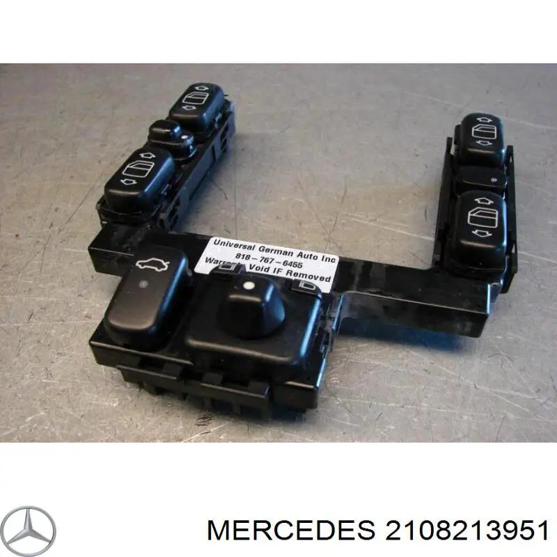Кнопочный блок управления стеклоподъемником центральной консоли Mercedes 2108213951 цена, от 16.03 USD