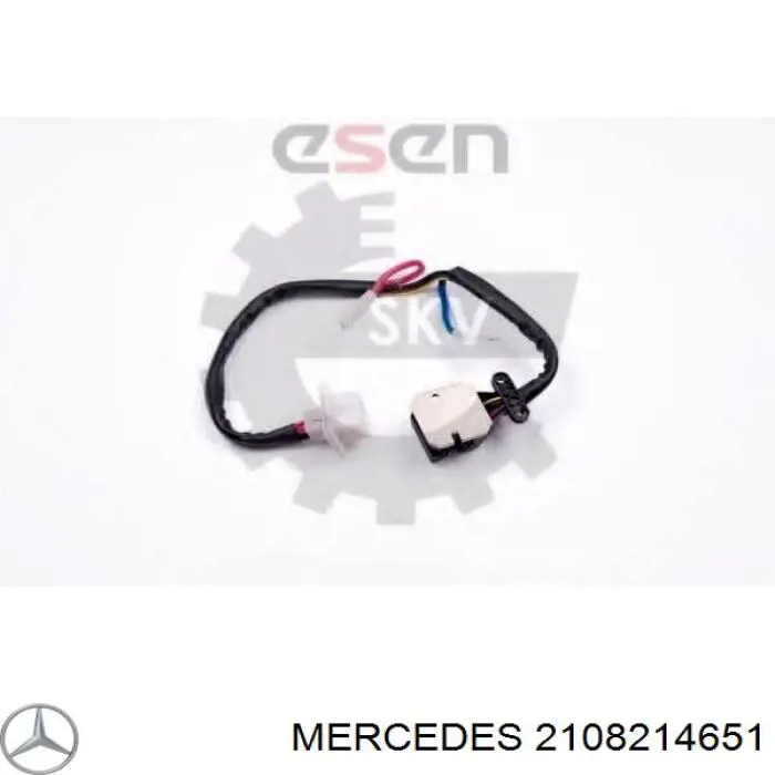 2108214651 Mercedes резистор (сопротивление вентилятора печки (отопителя салона))