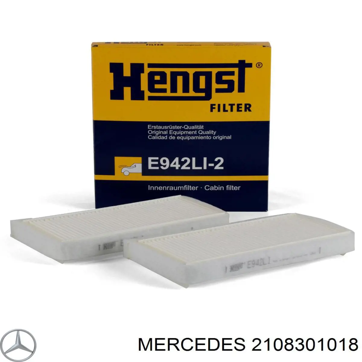 Купить 2108301018 Mercedes Фильтр салона угольный