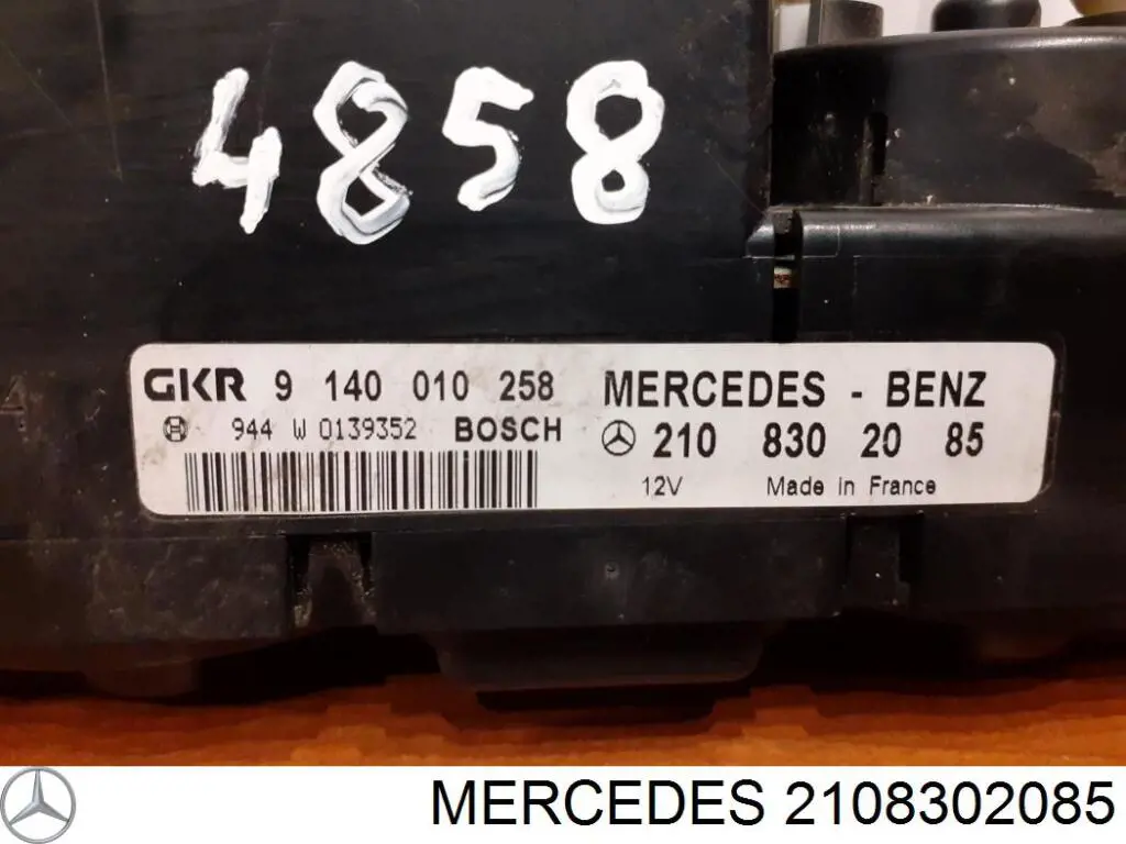 2108302085 Mercedes блок управления режимами отопления/кондиционирования