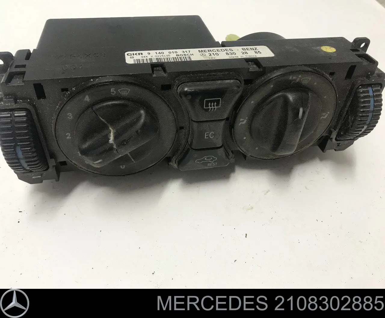 Unidade de controlo dos modos de aquecimento/condicionamento para Mercedes E  S210