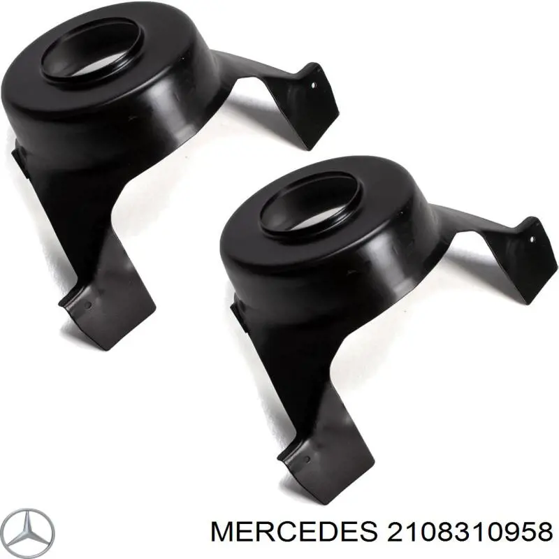 2108310958 Mercedes grelha esquerda/direita de dreno de pára-brisas