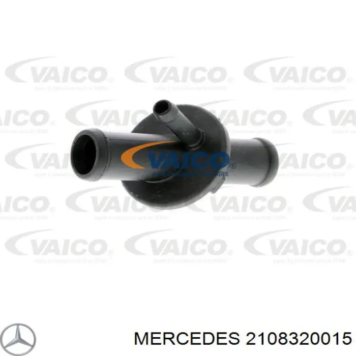 A2108320015 Mercedes штуцер шлангов печки в моторном щите