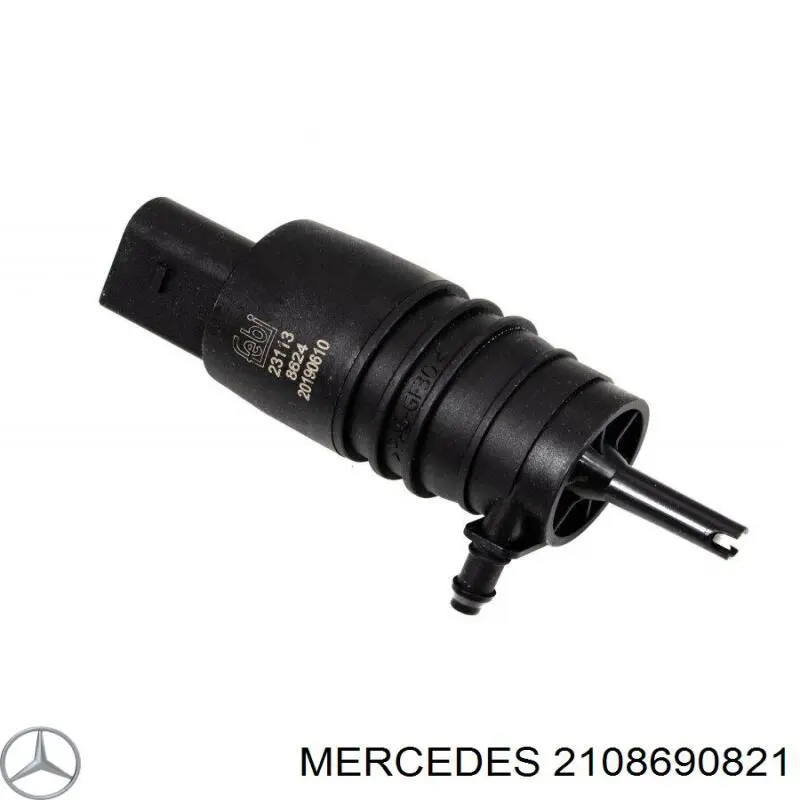 2108690821 Mercedes bomba de motor de fluido para lavador de vidro dianteiro