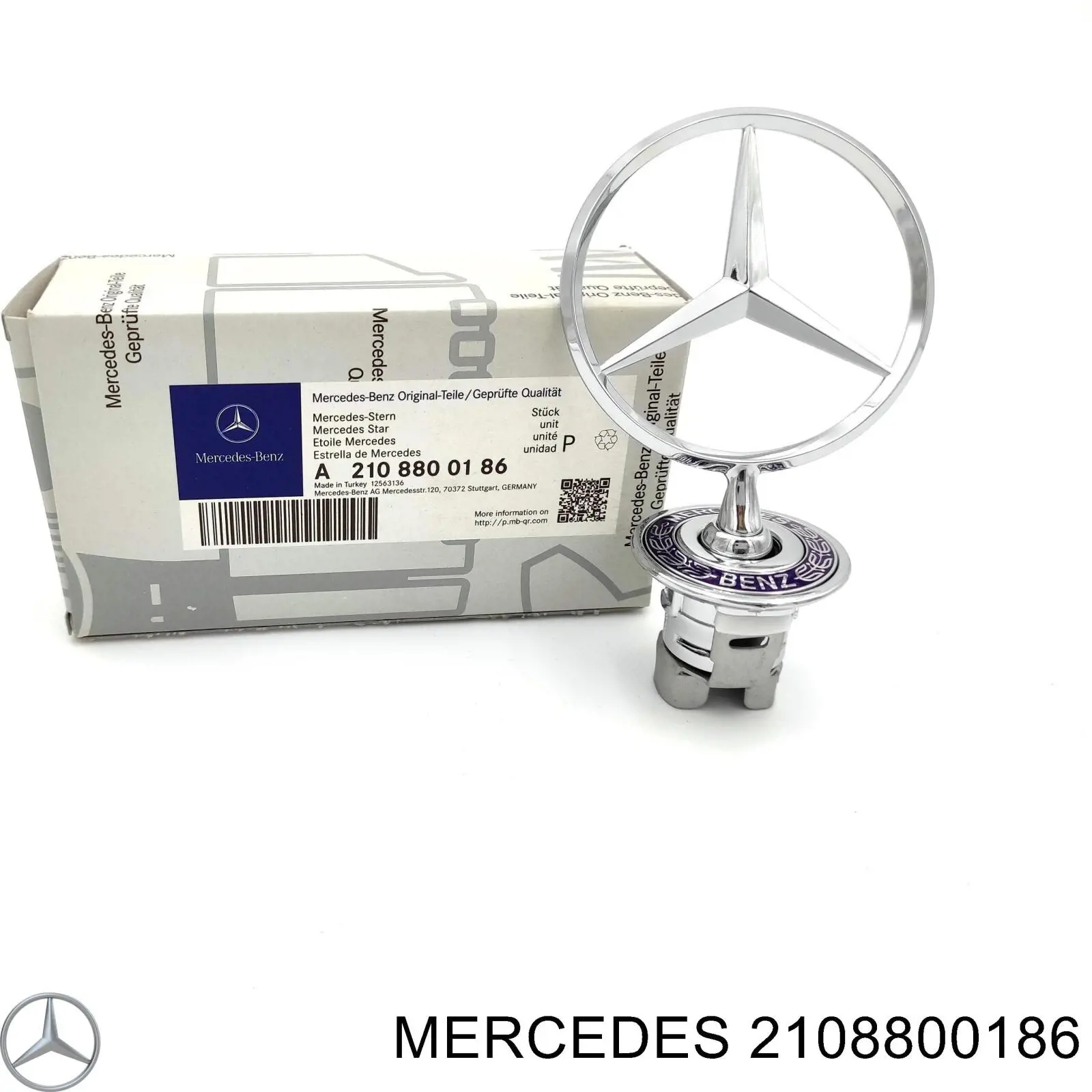 Эмблема капота 2108800186 Mercedes