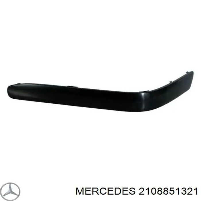 A2108851321 Mercedes накладка бампера переднего левая