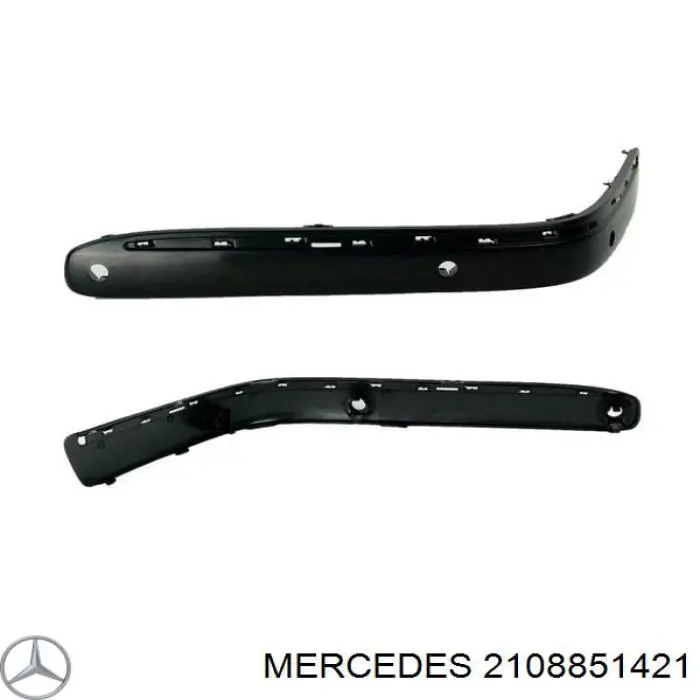 Накладка бампера переднего правая 21088514219999 Mercedes