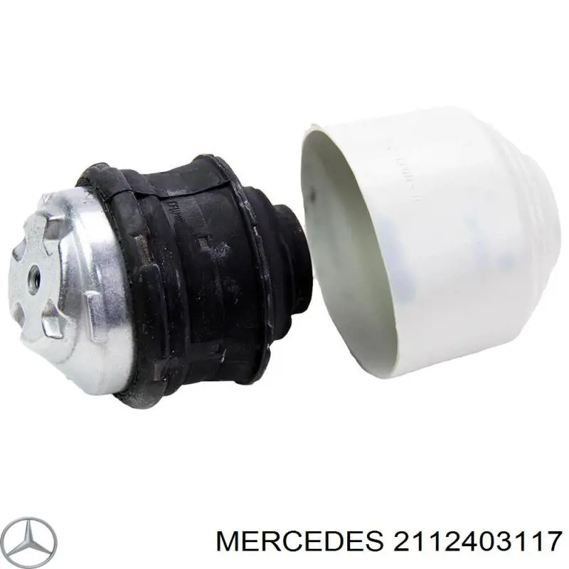 Подушка (опора) двигателя левая на Мерседес-бенц Е S211 (Mercedes E)