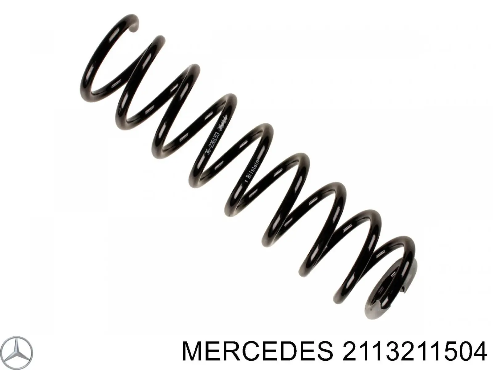 2113211504 Mercedes пружина передняя