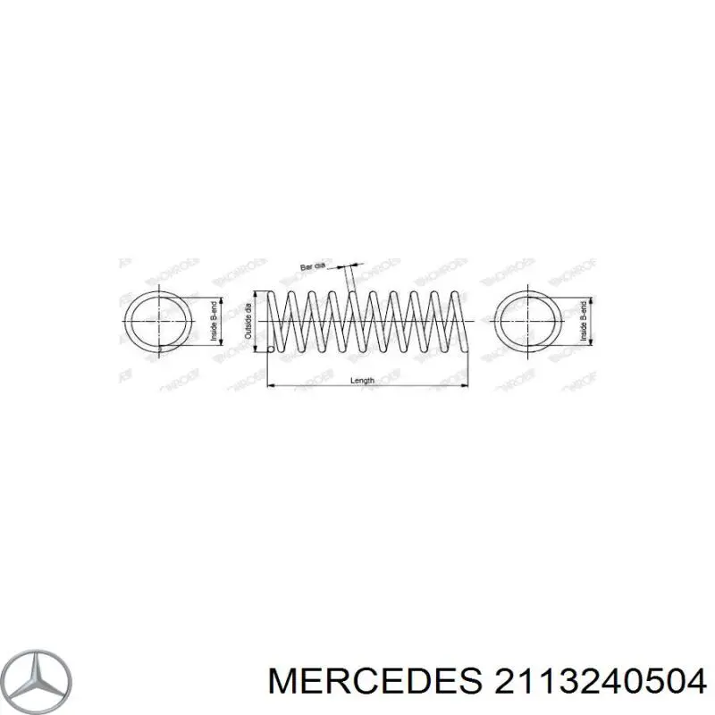 Пружина амортизатора Mercedes 2113240504 цена, от 34.27 USD