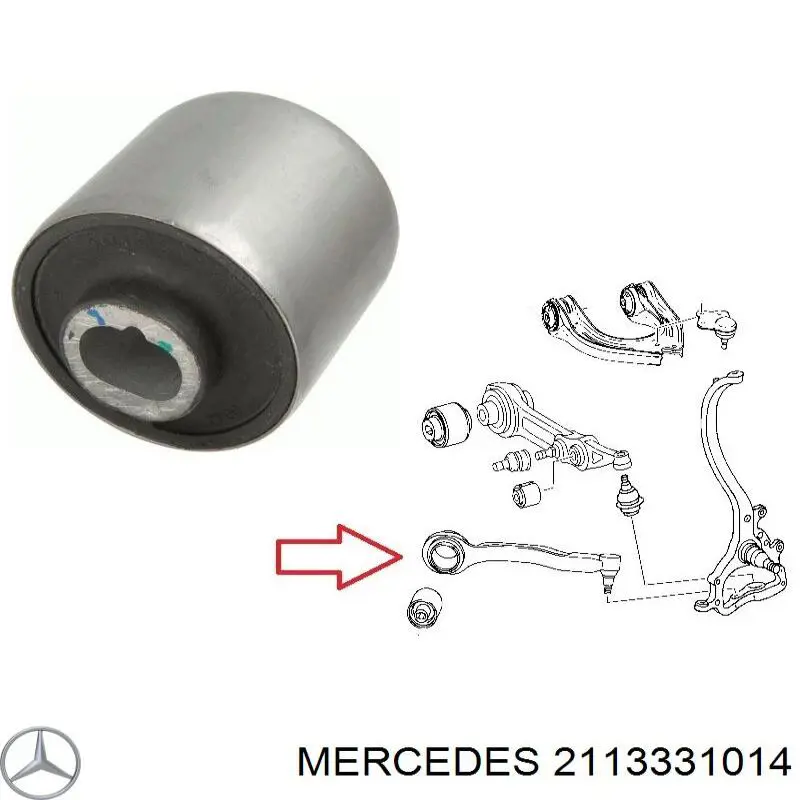 Сайлентблок передней подвески Mercedes 2113331014 цена, от 14.24 USD