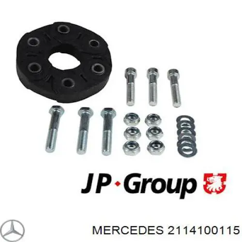 2114100115 Mercedes муфта кардана эластичная передняя/задняя