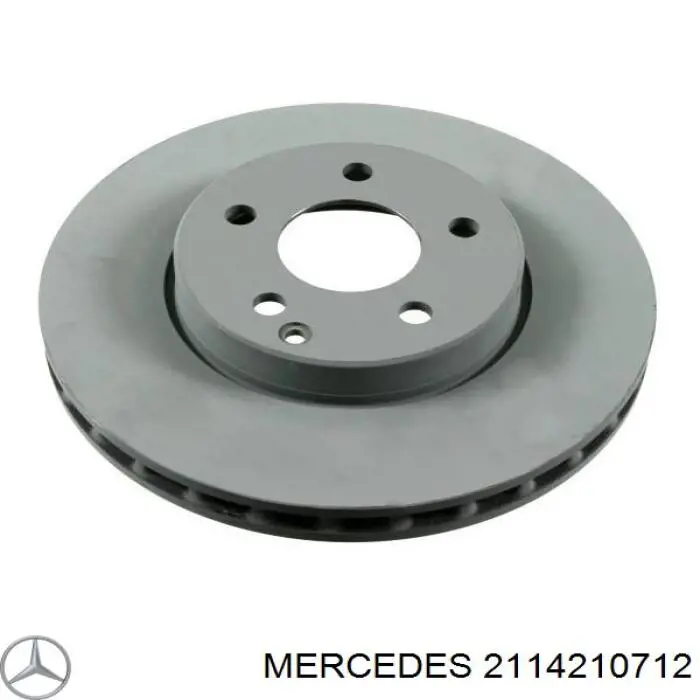 2114210712 Mercedes диск тормозной передний
