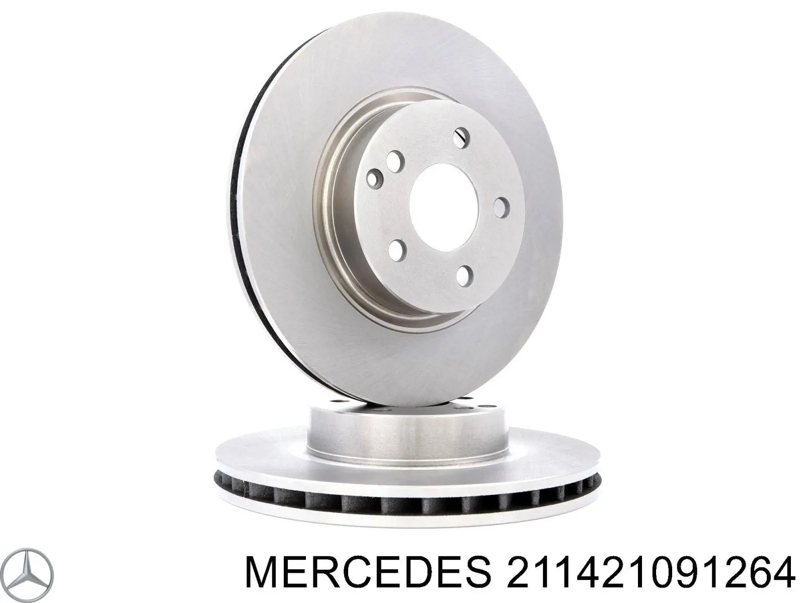 211421091264 Mercedes диск тормозной передний