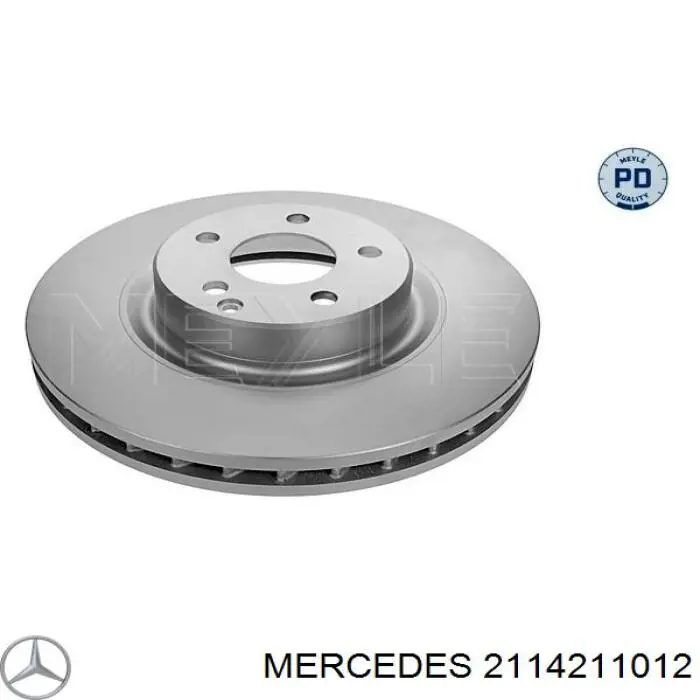 2114211012 Mercedes диск тормозной передний