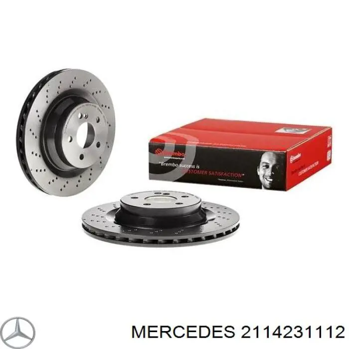 Купить 2114231112 Mercedes Диск тормозной задний