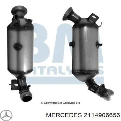 2114906656 Mercedes Сажевый фильтр DPF