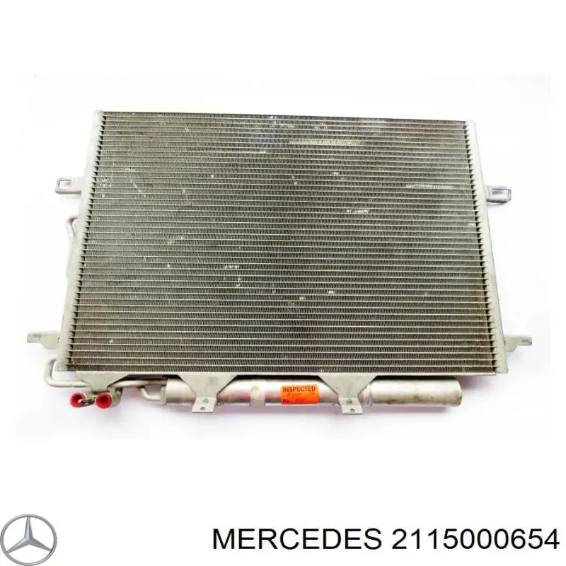 2115000654 Mercedes радиатор кондиционера