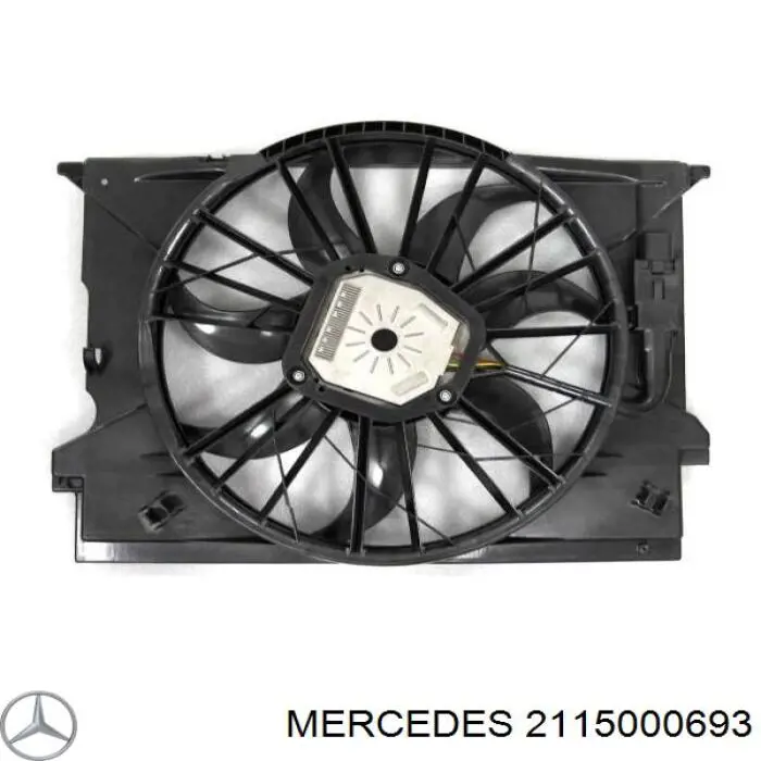 2115000693 Mercedes электровентилятор охлаждения в сборе (мотор+крыльчатка правый)