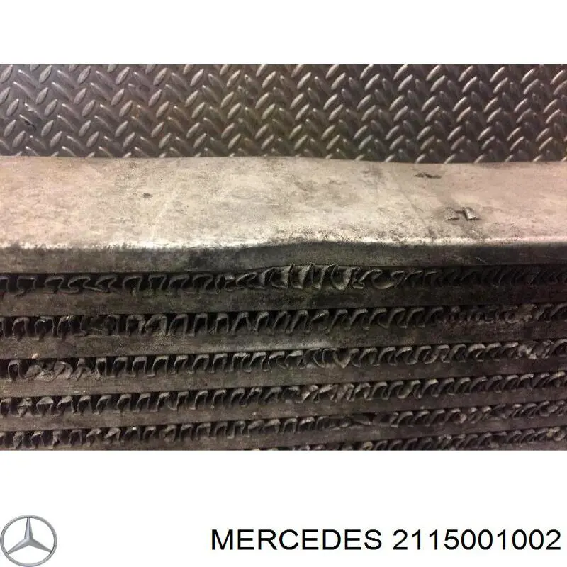 2115001002 Mercedes radiador de intercooler