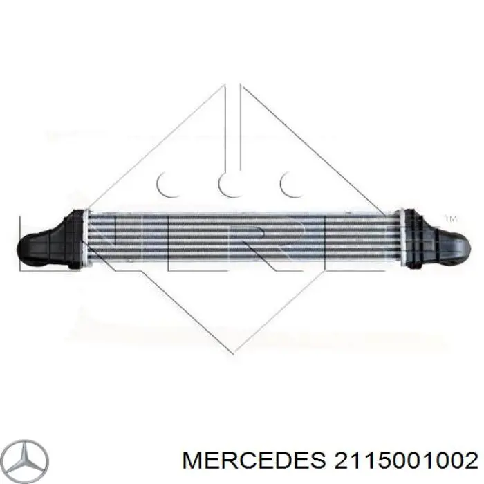 Купить 2115001002 Mercedes Интеркулер