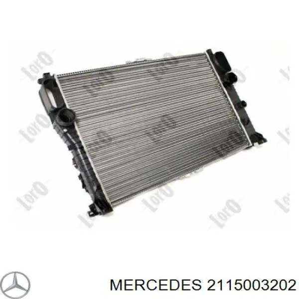2115003202 Mercedes радиатор