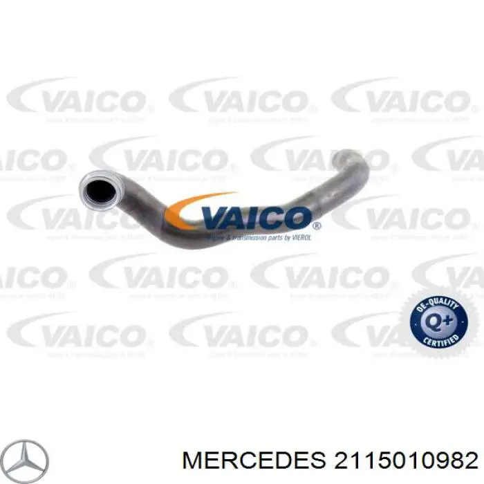 2115010982 Mercedes шланг (патрубок радиатора охлаждения верхний)