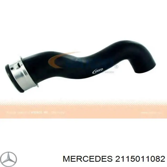 2115011082 Mercedes mangueira (cano derivado inferior do radiador de esfriamento)
