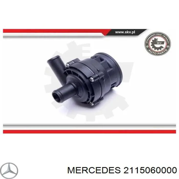 Купить 2115060000 Mercedes Помпа водяная, дополнительная электрическая