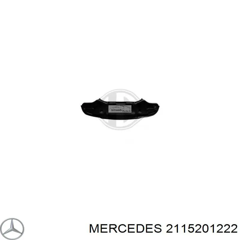 Защита бампера переднего 2115201222 Mercedes