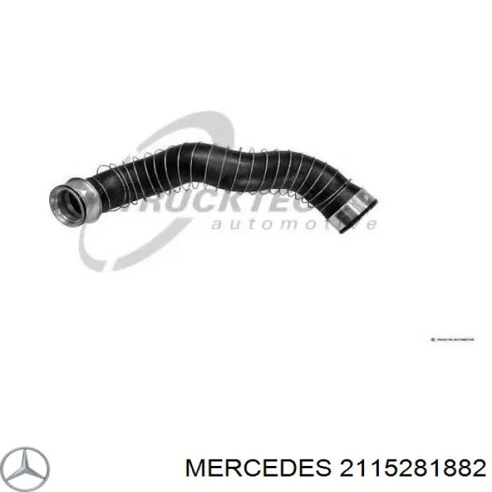 2115281882 Mercedes шланг (патрубок интеркуллера правый)
