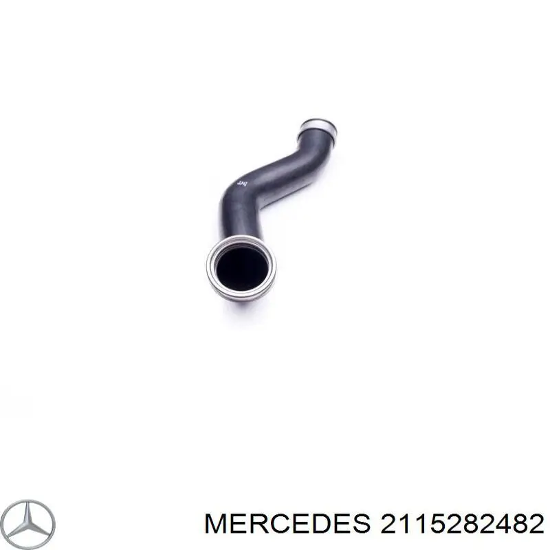 2115282482 Mercedes шланг (патрубок интеркуллера левый)
