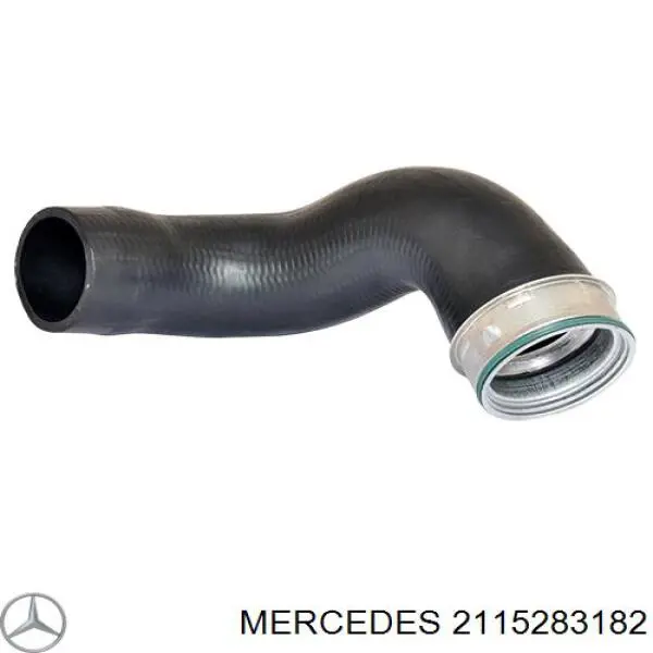 2115283182 Mercedes шланг (патрубок интеркуллера левый)