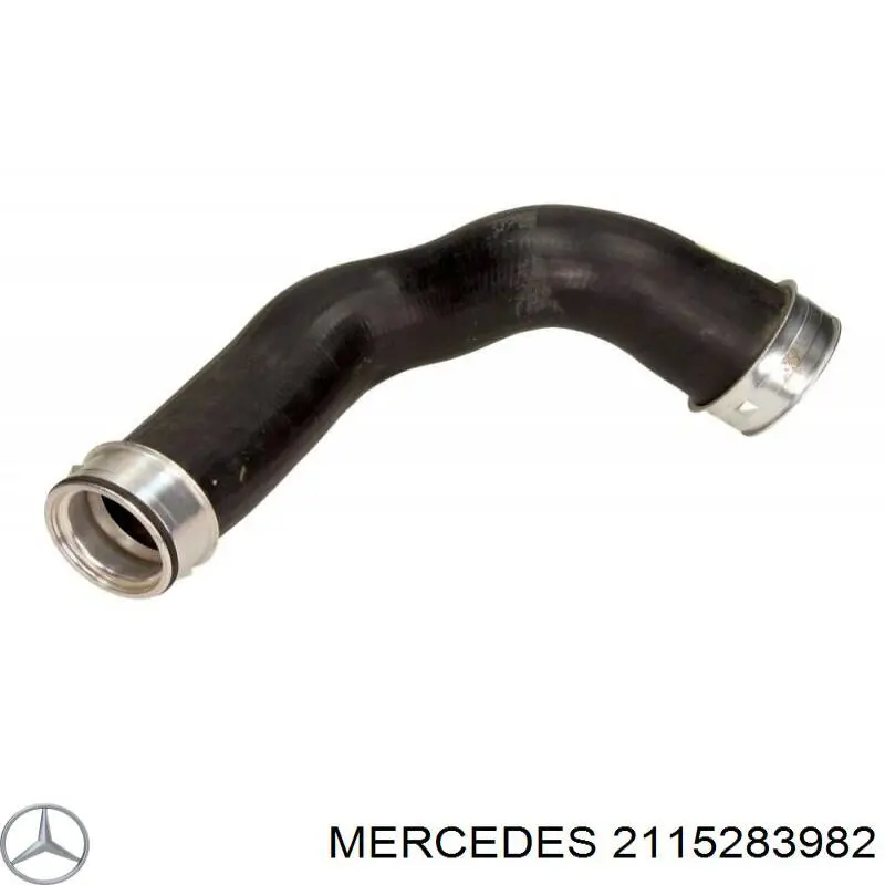 2115283982 Mercedes шланг (патрубок интеркуллера левый)