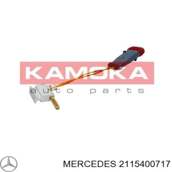 Contacto de aviso, desgaste de los frenos, delantero izquierdo 2115400717 Mercedes