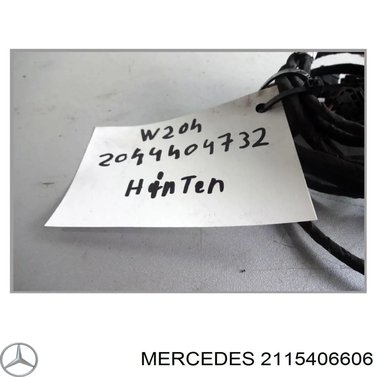 Купить A2115406606 Mercedes Кабель (провод) парктроника бампера заднего