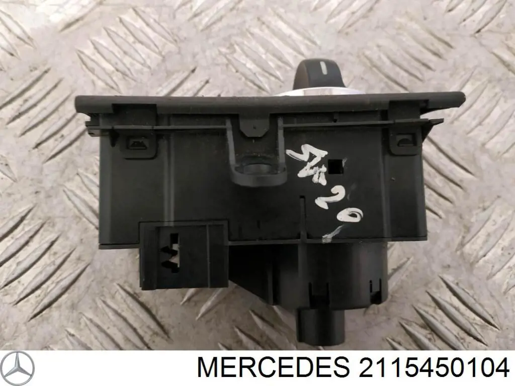 2115450104 Mercedes Переключатели электрические (переключатель света центральный)