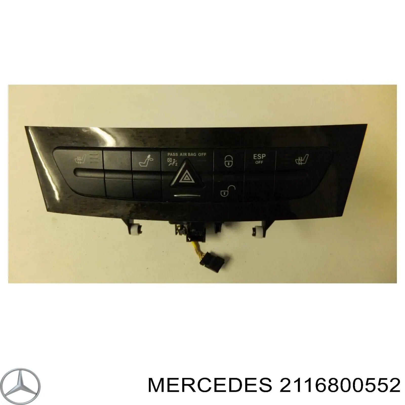Кнопка аварийного сигнала Mercedes 2116800552 цена, от 21.54 USD