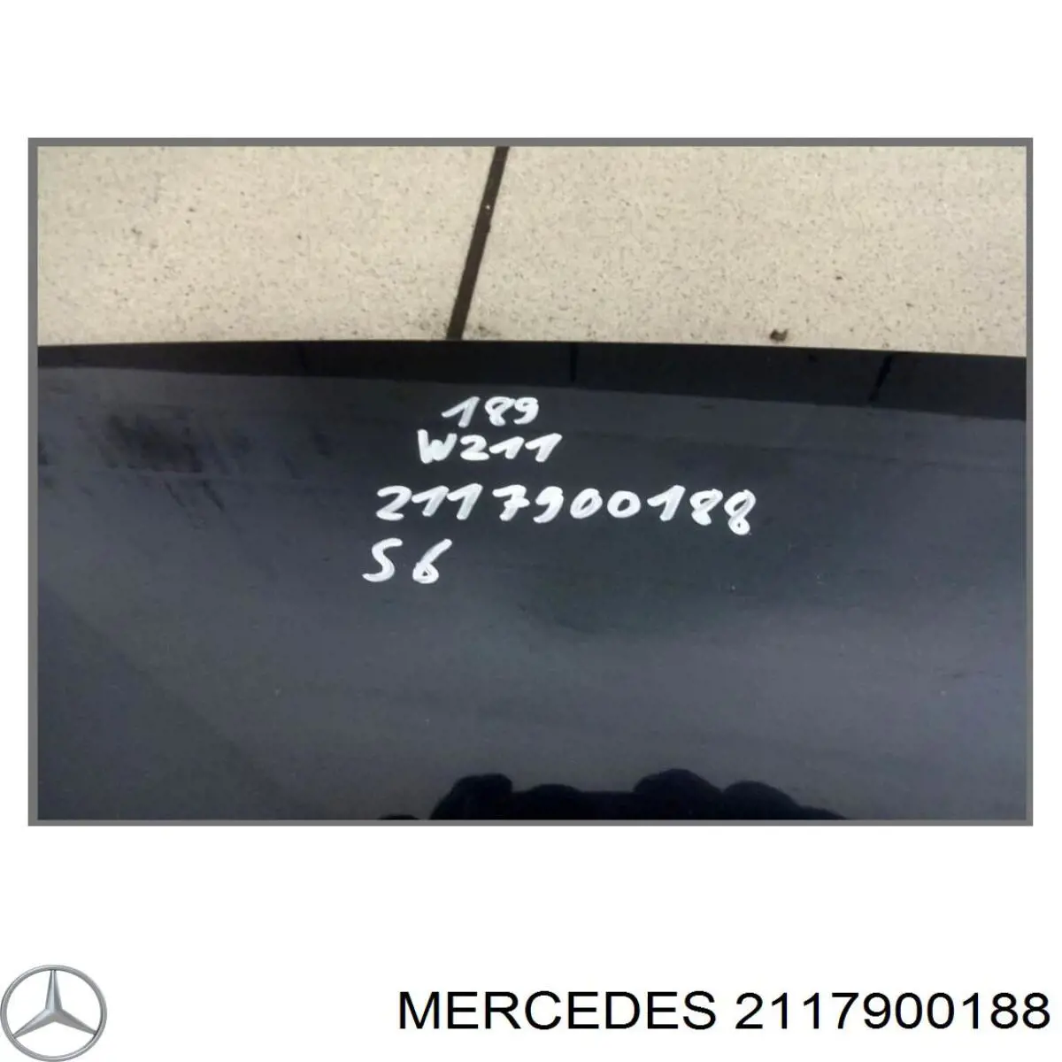 Купить 2117900188 Mercedes Спойлер крыши
