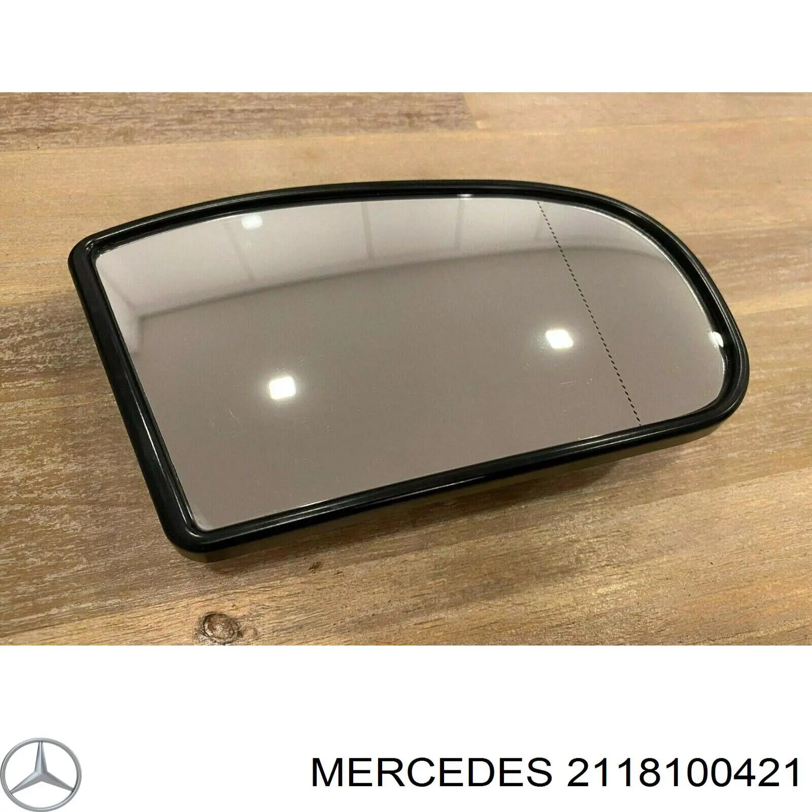 Купить 2118100421 Mercedes Стекло правого зеркала заднего вида